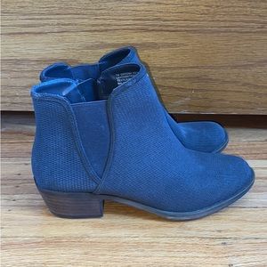 Gray booties